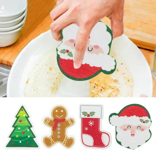 Cute Christmas Cleaning Sponges