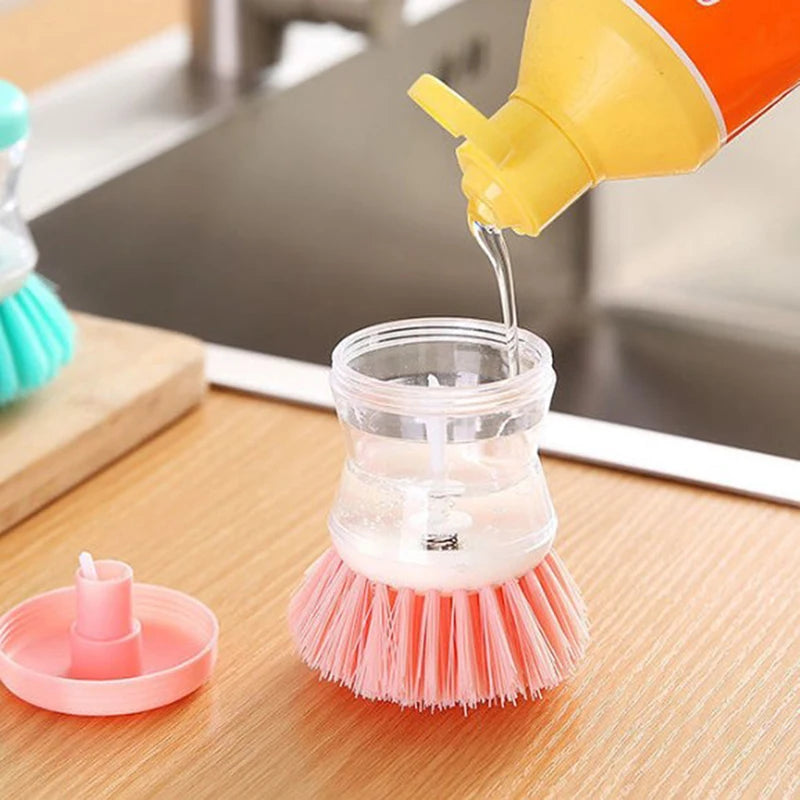 2 IN 1 Wash Pot Brushes