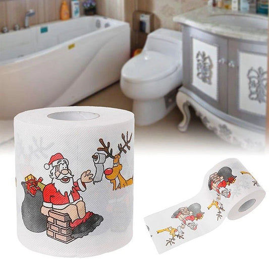 Santa Poop Christmas Toilet Paper