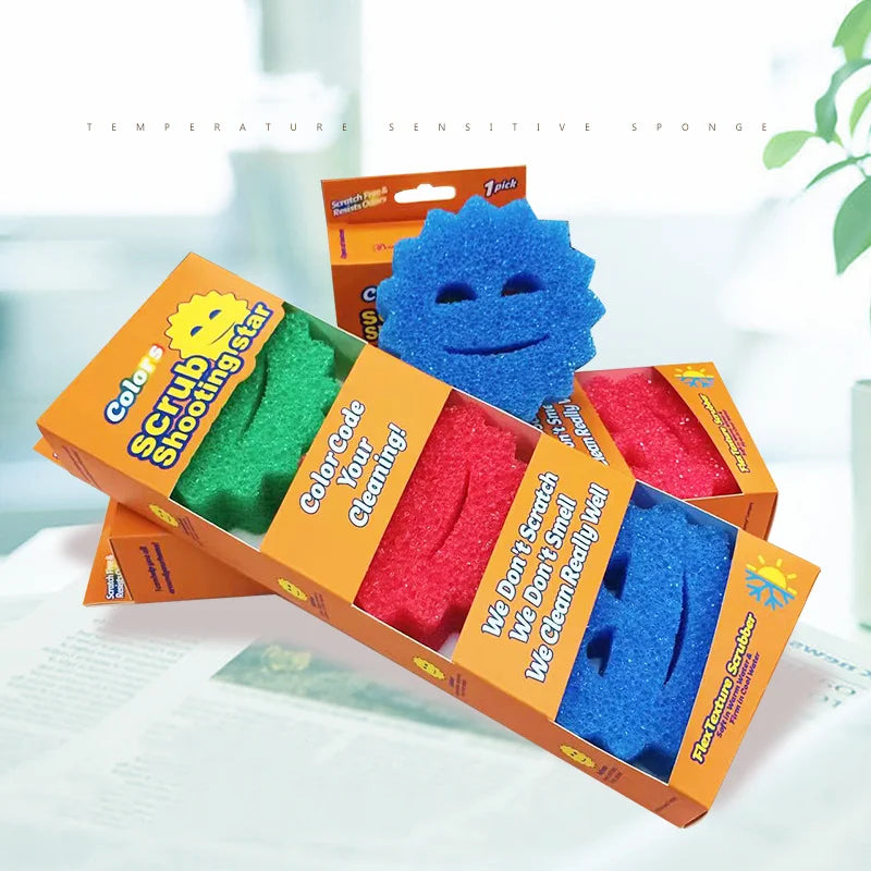 1/3PCS Fun Faced Miracle Sponge